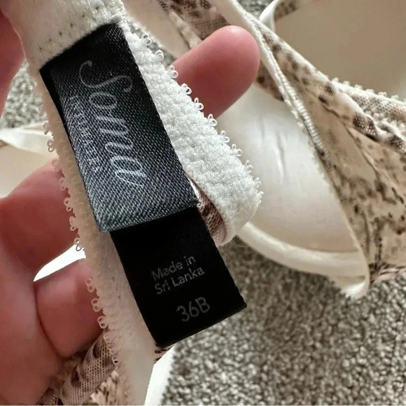 Soma Intimates Snakeskin Pattern Bra Size 36B - Picture 4 of 6